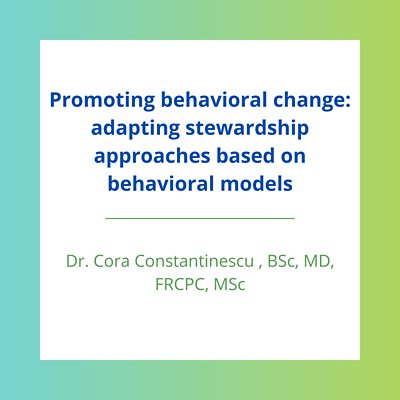 Promoting behavioral change: adapting stewardship approaches based in behavioral models