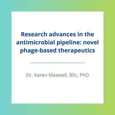 Research advances in the antimicrobial pipeline – novel phage-based therapeutics