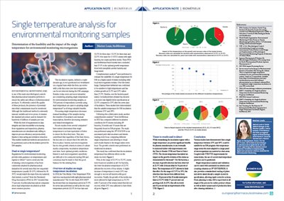 Detection of Small Events in Environmental Monitoring Culture Media