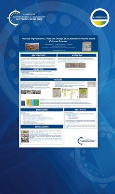 Case Study Poster- Process Improvement, Flow, and Design of a Laboratory Around Blood Cultures Process