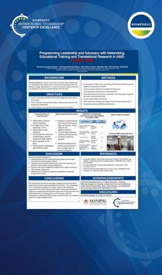 Case Study Poster: Programming Leadership and Advocacy with Networking, Educational Training and Translational Research in AMS-PLANET-AMS