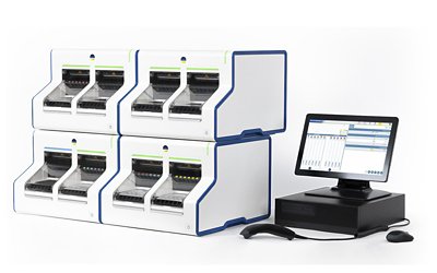 VIDAS KUBE automated food pathogens detection systems are stackable 