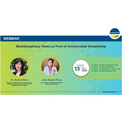 Webinar: Multidisciplinary Teams as Pivot of Antimicrobial Stewardship