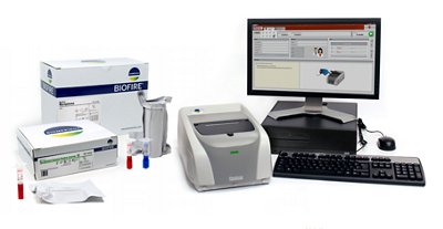 BIOFIRE Mycoplasma solution with computer and packaging
Product Imagery