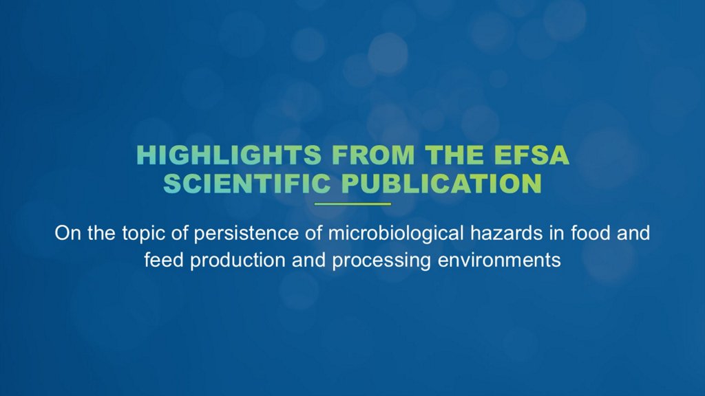 efsa publication microbiological hazards food