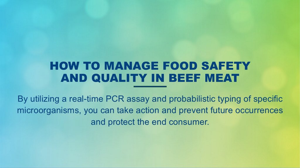 food safety beef meat