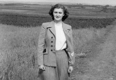 June Hart in Scotland, c1950. Credit: Joyce Almeida.