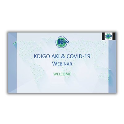 KDIGO AKI & COVID-19 Webinar