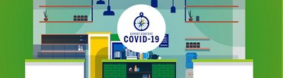 Decorative image of the COVID-19 Learning Lounge