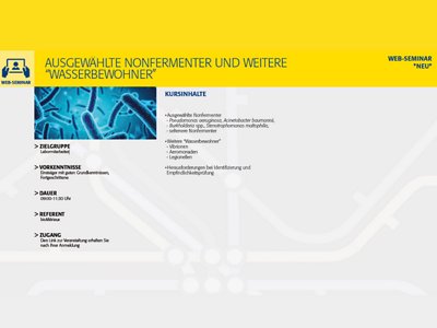 resize - AUSGEWÄHLTE NONFERMENTER UND WEITERE “WASSERBEWOHNER”