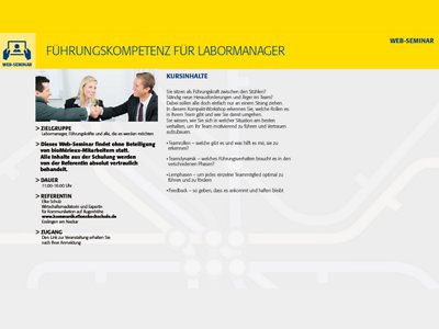 FÜHRUNGSKOMPETENZ FÜR LABORMANAGER