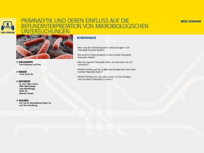 PRÄANALYTIK UND DEREN EINFLUSS AUF DIEBEFUNDINTERPRETATION VON MIKROBIOLOGISCHENUNTERSUCHUNGEN