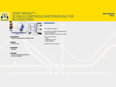 VITEK® REVEALTM – SCHNELLE EMPFINDLICHKEITSPRÜFUNG FÜR BLUTKULTUREN