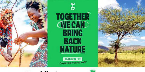 together we can bring back nature banner