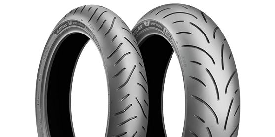 The Bridgestone T32 GT tyre is designed specifically for middleweight and heavy motorcycles