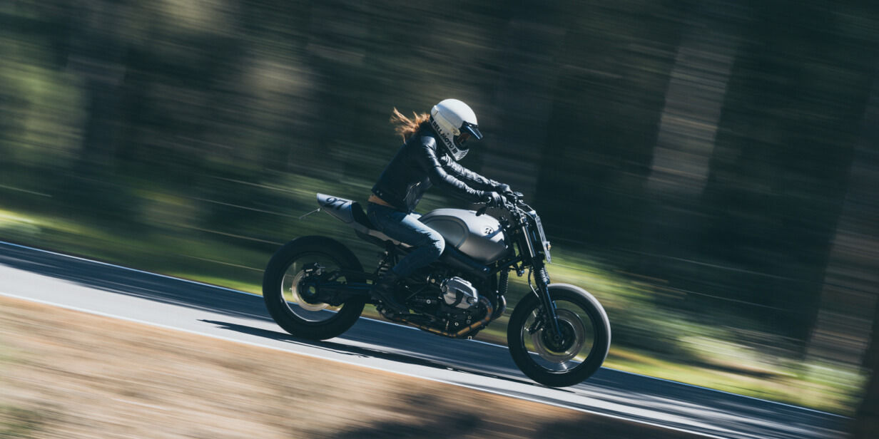 This image shows a motorcyclist going on an adventure with Bridgestone Tyres.