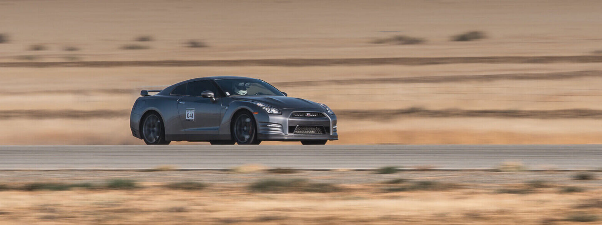 sport car on a race track