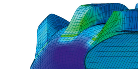 A technical sketch of a Bridgestone VT-TRACTOR tyre