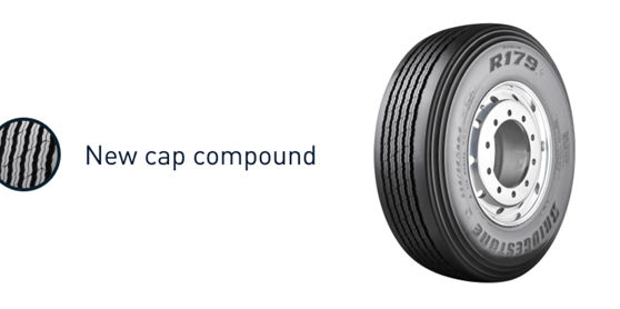 the new cap compound used in the Bridgestone R179