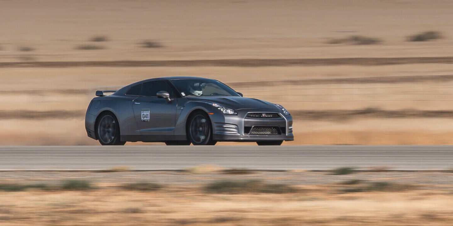 sport car on a race track