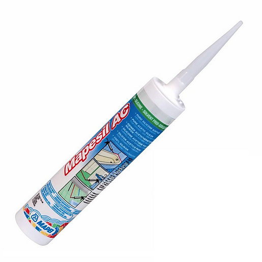 Mapei Mapesil Ac Silicone Sealant 111 Silver Grey 310 Ml City Plumbing Supplies