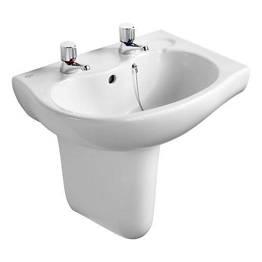 Ideal Standard Alto/ Space Semi Pedestal White E750201 City Plumbing