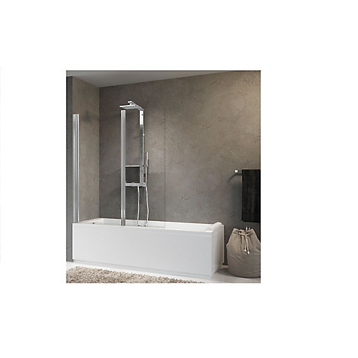 Get Wallpaper Novellini Aurora 2 Hinged Clear Glass Bath Screen Shower Panel 1500mm X 1200mm Auroran2 1k City Plumbing Supplies HD