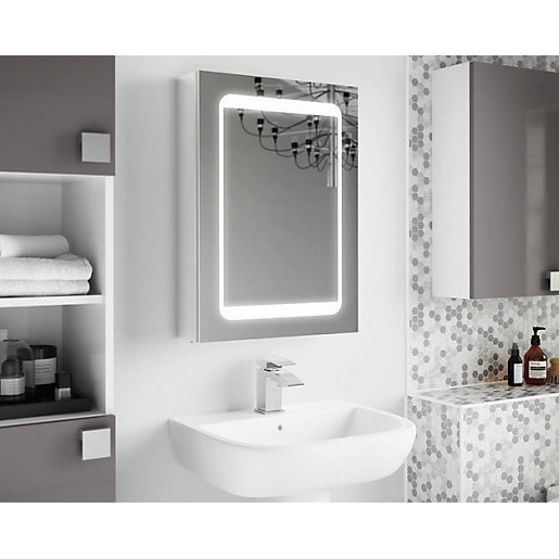 iflo Anora LED Duallit Bathroom Wall Glass Mirror 700 x 500mm