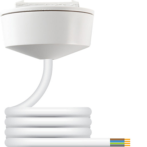 Hager 4 Pin Plug In Ceiling Rose With 2m Lead City Plumbing Supplies