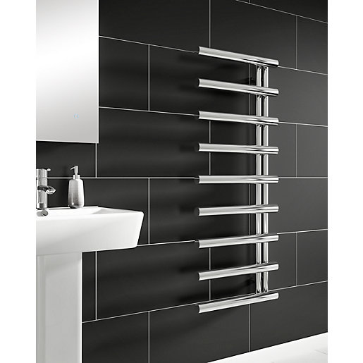 iflo Socorro Designer Towel Radiator Chrome 795 x 500mm City Plumbing