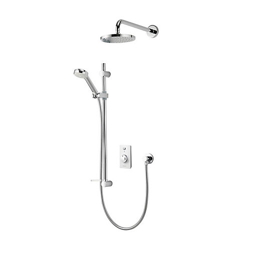 Aqualisa ZURI1GPE Zuri Exposed Single Outlet Digital Shower Gravity Fed