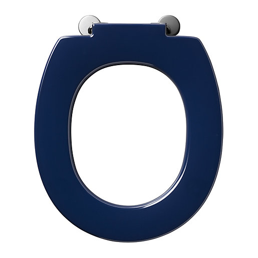 Ideal Standard Contour 21 Standard Blue Toilet Seat (No Cover) with Top