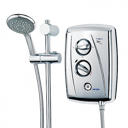 Triton T80z Fast Fit Electric Shower 8 5 Kw Chrome City Plumbing Supplies