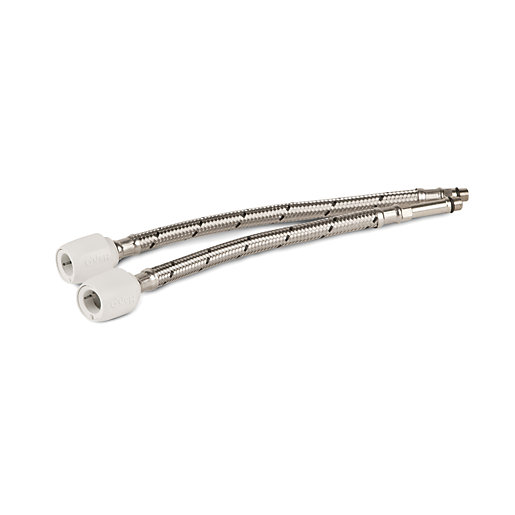 Hep2O Flexible Tap Connector Monobloc Mixers 15mm x M10 300mm 2 Pack