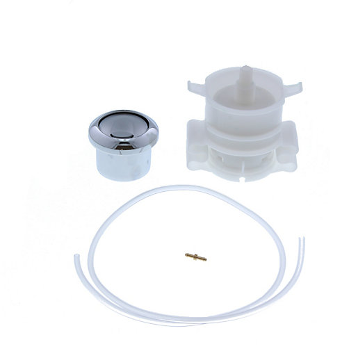 Grohe 38771000 Av1 Dual Flush Pneumatic Push Button Chrome City Plumbing Supplies