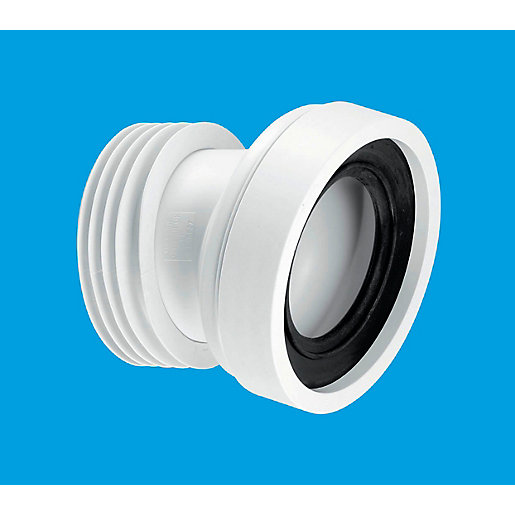 McAlpine 14 Degree Angle Rigid WC Connector WCCON7A City Plumbing Supplies