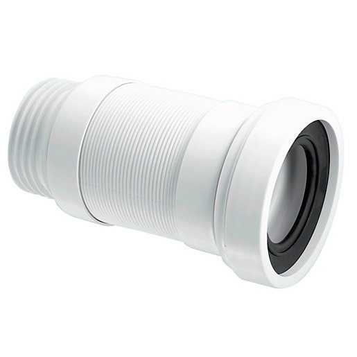 Mcalpine Short Flexible Wc Connector To Suit 110mm Soil Pipe Wc F18r City Plumbing Supplies