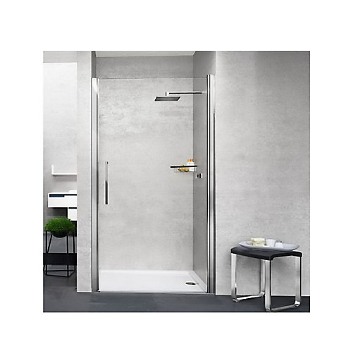 Novellini Young 1b Hinged Shower Door 970 1010 Mm For Recess