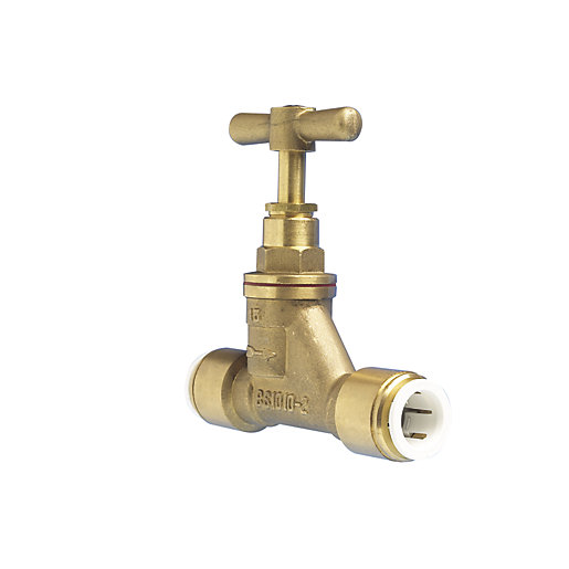 JG Speedfit Brass Stop Valve 15mm 15BSC City Plumbing Supplies