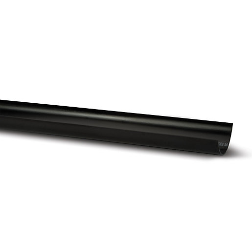 Polypipe Rr124 Rainwater Black Round Downpipe 5 5m City Plumbing Supplies