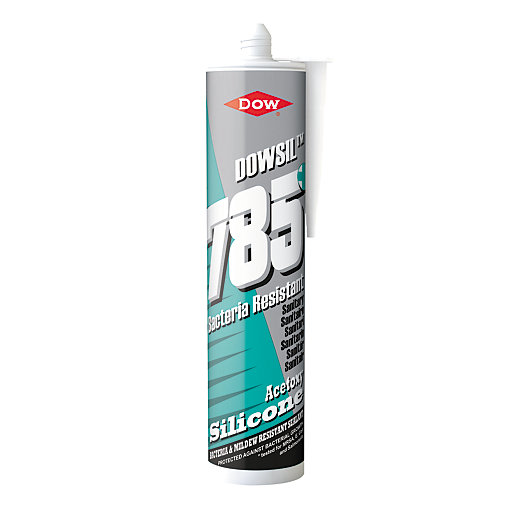 Dow Corning 785 Bacteria Resistant White Sanitary Silicone Sealant 310ml City Plumbing Supplies
