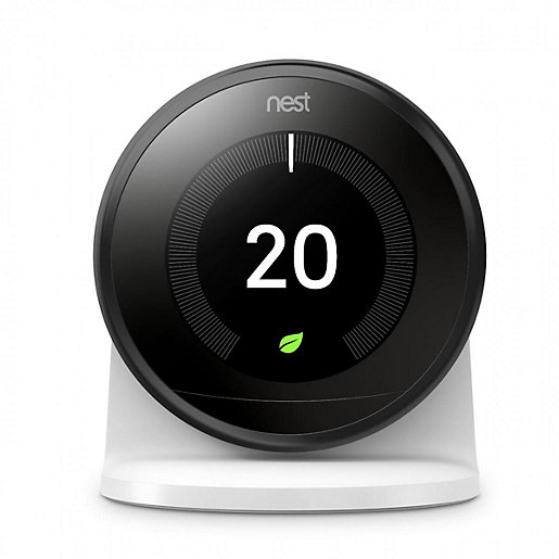 Google Nest Smart Thermostat & stand Black 3rd