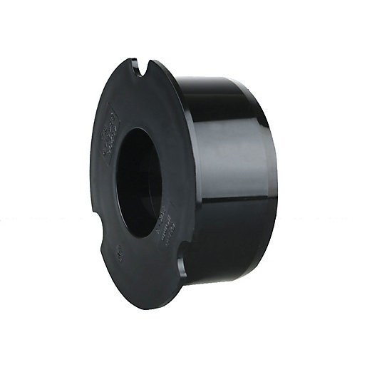Wavin Osmasoil Plain Ended Socket Plug Black 110mm 4s296b