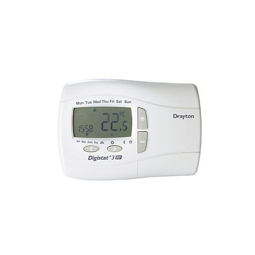 Drayton Digistat+3 7Day Programmable Room Thermostat Mains 22087