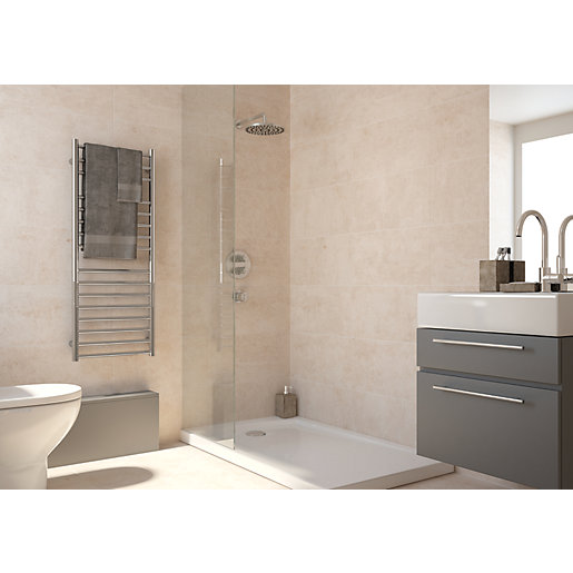 Ivinghoe Stone Beige Matt Wall & Floor Tile 600 x 300 mm ...