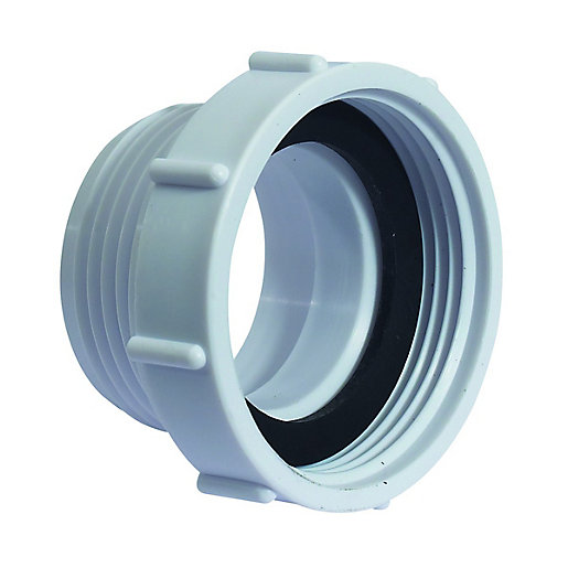 McAlpine Waste Outlet Reducer White 32mm x 38mm T12 City Plumbing