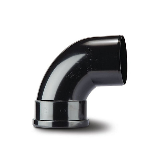 Polypipe Ring Seal Soil 135 Degree Bend Single Socket Black 110mm Sb412b City Plumbing Supplies