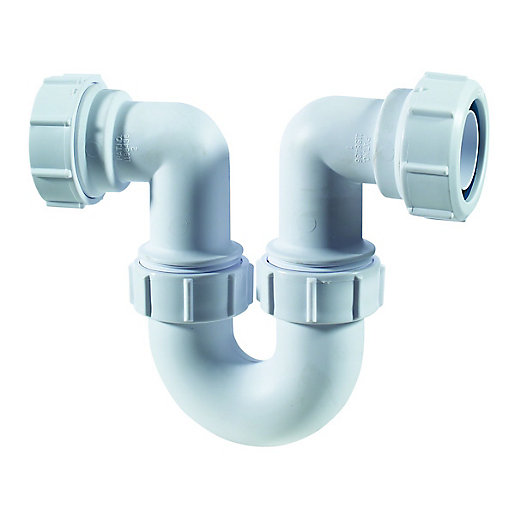 McAlpine Seal Running P Trap White 50mm x 75mm SG10 City Plumbing