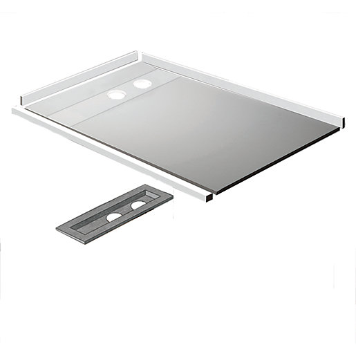 Kudos Aqua4Ma Linear Metal Wet Room Tray & Waste Pack 1200 ...