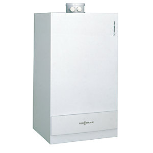 A S Services Viessmann Vitodens 100 W 35kw Combiboiler With Horizontal Flue And 5 Years Warranty